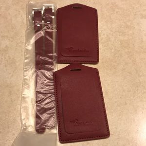 2-Pack Lumba Red Luggage Tags